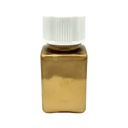 Фарба GOLDEN LEAF ефект рідкого металу Золото старе 50 мл Divolo (8057680661788) - мініатюра 3