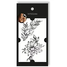 Тату Tattooshka Квіти з гілочкою L-25 (5805800012889) shop (5805800012889) - мініатюра 4