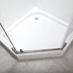 Душова кабіна з низьким піддоном Mixxus Lines SCT01-90x90x198-Tr Graphite New прозоре скло 6мм MI8429, Графит, прозорий, графіт - мініатюра 8