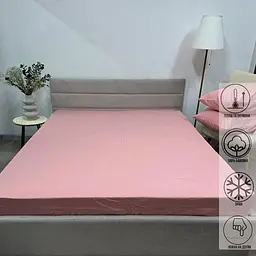 Простирадло Ecotton Super Soft SB-153 фланель на резинці Pink 90х200 см (24425) - мініатюра 2