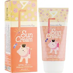 Сонцезахисний крем СПФ 50+ 50 мл Elizavecca Face Care Milky Piggy Sun Cream SPF 50+ - мініатюра 1