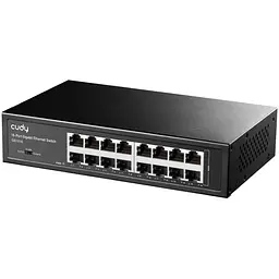 Комутатор Cudy GS1016, 16-Port Gigabit Metal Switch (GS1016) - мініатюра 3