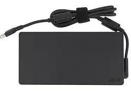 Блок живлення для ноутбука Lenovo 20V, 11.5A, 230W, USB+pin (Square 5 Pin DC Plug), чорний (ADL230NDC3A) (без кабеля!) - мініатюра 3