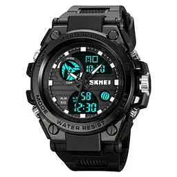 Чоловічий наручний годинник Skmei 2031 (Чорний) - мініатюра 2