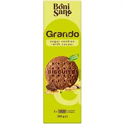 Печиво BoniSano Grando цукрове з какао 260 г