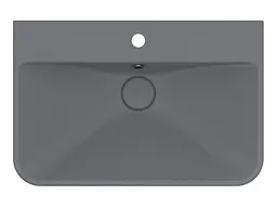 Умивальник Miraggio CHAMONIX GRAY (8813457) Mirasoft, Матовий, Накладний/Підвісний, Сірий - мініатюра 4