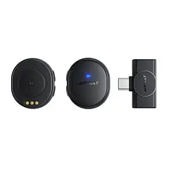 Бездротова мікрофонна система ACEFAST R3 dual-mic (Type-C) Black (6974316285847) - мініатюра 5