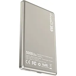 Зовнішній акумулятор Choetech Magnetic Wireless B738-WH 5000mAh 20W White [123967] - мініатюра 2