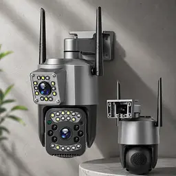 Вулична камера із двома лінзами SC03 V380pro ART 8761 підтримка 4G