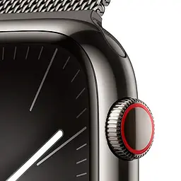 Смарт-годинник Apple Watch Series 9 GPS + Cellular 45mm Graphite Stainless Steel with Graphite Milanese Loop (MRMX3) [92677] - мініатюра 7