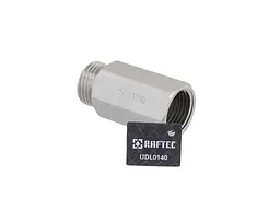 Подовжувач RAFTEC 1/2" 40 мм, ЗВ, DN 15, зовні під ключ, нікель, UDL0140 - мініатюра 3