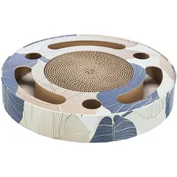 Царапка Trixie Барабан з двома кульками та котячою м'ятою картон d 33×5.5 см блакитна - мініатюра 7