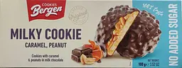 Печиво Bergen Cookies Milky Cookie Caramel Peanut 128 г
