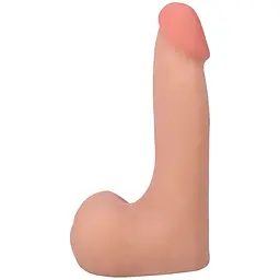 Фалоімітатор Doc Johnson The Realistic Cock ULTRASKYN 7 Inch with Balls Vanilla - мініатюра 3