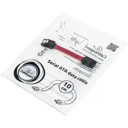 Кабель для передачі даних SATA III 0.1m Cablexpert (CC-SATAM-DATA-0.1M) - мініатюра 2