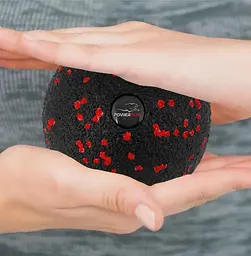 Масажний м'яч PowerPlay PP-4350 Epp Massage Ball (d8) Чорно/Червоний (PP-4350_Red_d8) - мініатюра 2