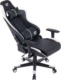 Геймерське крісло GT Racer чорне з білим (X-2528 Black/White) - мініатюра 8