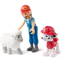 Набір колекційних фігурок Paw Patrol Цуценя-рятівник Маршал, фермер Ел та вівця (SM97242/6072994) - мініатюра 3