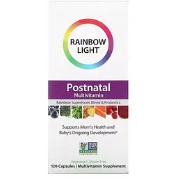 Мультивітаміни для жінок у післяродовий період Rainbow Light 120 капсул - мініатюра 2