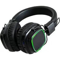 Навушники бездротові Powerful Sound XY-30, накладні, Bluetooth 5.3, з підсвіткою, чорні