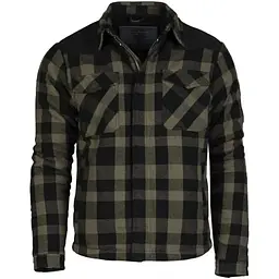 Куртка в стилі дроворуба (чорний оливковий) 10370501 Mil-Tec Lumber Jacket розмір 3XL