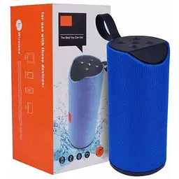 Портативна Bluetooth колонка TG-113 бездротова переносна колонка з вологозахистом бумбокс Синя - мініатюра 2