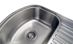Кухонна мийка Romzha Vayorika 1.0C Textura RO43427, Сірий - мініатюра 4