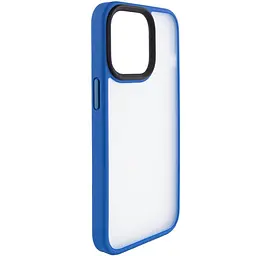 TPU+PC чохол Metal Buttons для Apple iPhone 12 Pro / 12 6.1" Синій, TPU+PC - мініатюра 3