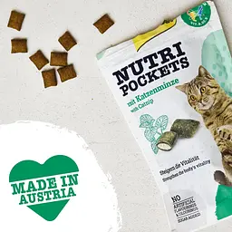 Вітамінні ласощі для котів GimCat Nutri Pockets Котяча м'ята + Мультивітамін 60 г - мініатюра 3