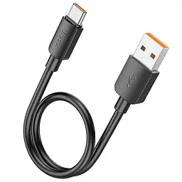 Дата кабель Hoco X96 Hyper USB to Type-C 100W (0.25m) Black - мініатюра 5