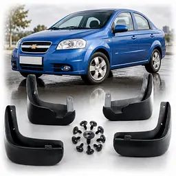 Бризковики для Chevrolet Aveo T250 / ZAZ Vida 2006-2014 Комплект 4 шт
