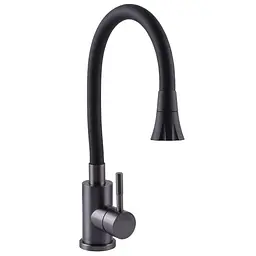 Змішувач для кухні Globus Lux Alpen SBT1-203SA-GP-B01 Графіт - мініатюра 2
