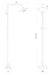 Душова система Globus Lux GLO-0005, Хром - мініатюра 5