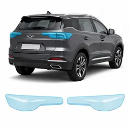 Антигравійна захисна бронеплівка за лекалами для Chery Tiggo 7 Pro I 2020-2022 - задні ліхтарі стопи