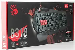 Клавіатура Bloody A4Tech B318 LK USB Black (B318 (Black) LK Black) - мініатюра 4
