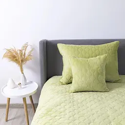 Покривало ТЕП Velour салатове ромб прямий 240 x 260 см (4-00518_21935) - мініатюра 3