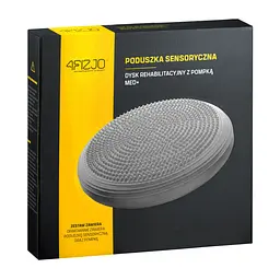 Балансувальна подушка-диск 4FIZJO MED+ 33 см (сенсомоторна) масажна Grey 4FJ0315 (P-5907739313812) - мініатюра 7