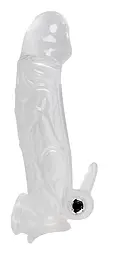 Насадка на пеніс You2Toys Crystal Skin Penishulle 23 см прозорий - мініатюра 3