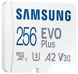 Карта пам'яті Samsung 256GB microSDXC EVO+ V30 W/A MB-MC256KA/EU (MB-MC256KA/EU) - мініатюра 2