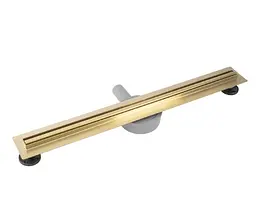 Трап для душу Rea Neox 80 Slim Pro brushed gold REA-G2715 - мініатюра 4