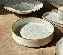 Салатник Olens Старая Бавария 102-1384 20 см 800 мл молочный