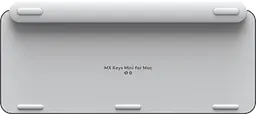Клавіатура бездротова Logitech MX Keys Mini For Mac Pale Grey (920-010526) - мініатюра 3