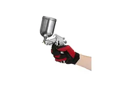Фарбопульт пневматичний лакофарбовий Intertool верхній бак 400 мл d=1.5 мм PT-0202 - мініатюра 5
