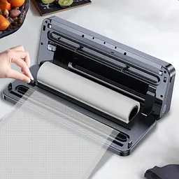 Вакуумний пакувальник із сенсорним дисплеєм Zepline / Вакууматор для продуктів ZP-359 200 Вт - мініатюра 3