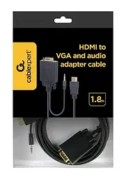 Кабель Cablexpert HDMI-VGA 1.8 м (A-HDMI-VGA-03-6) - мініатюра 4