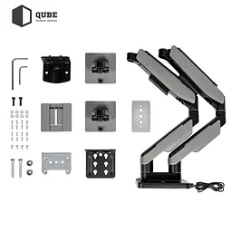 Кронштейн QUBE RGB3520GD до 2x35" 20kg max RGB3520GD - мініатюра 10
