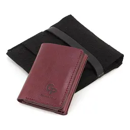 Жіночий шкіряний гаманець Grande Pelle 8х10х2 см acs0029354 - мініатюра 3