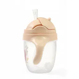 Поїлка-непроливайка з обтяженою соломкою та герметичною кришкою BabyOno Лінивець 6+ 240 мл (1464/04) - мініатюра 4