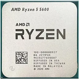 Процесор AMD Ryzen 5 5600 (100-100000927MPK) (Socket AM4, 12T, 4.4 ГГц, Tray)