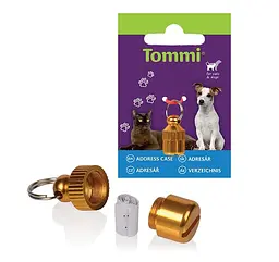 Адресатник для собак та котів Tommi металевий
